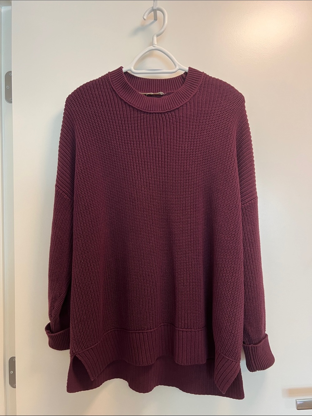 Monk & Lou Eggplant Knit Sweater